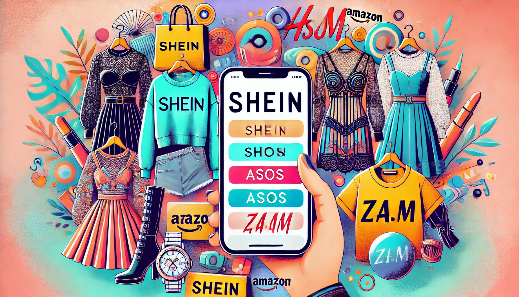 Clothes from Shein app