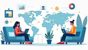 Scopri di più sull'articolo Como o home office está transformando as expectativas salariais e de benefícios no mercado de trabalho global